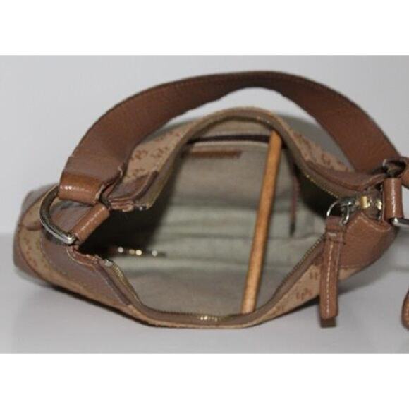 Vintage Dooney and Bourke; Tan Signature; Hobo; Shoulder Strap; Tag Inside - Picture 5 of 5